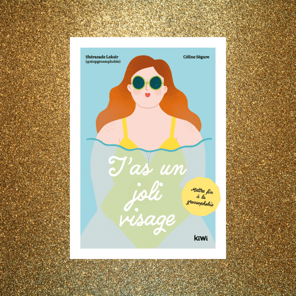 couverture t'as un joli visage sur fond doré