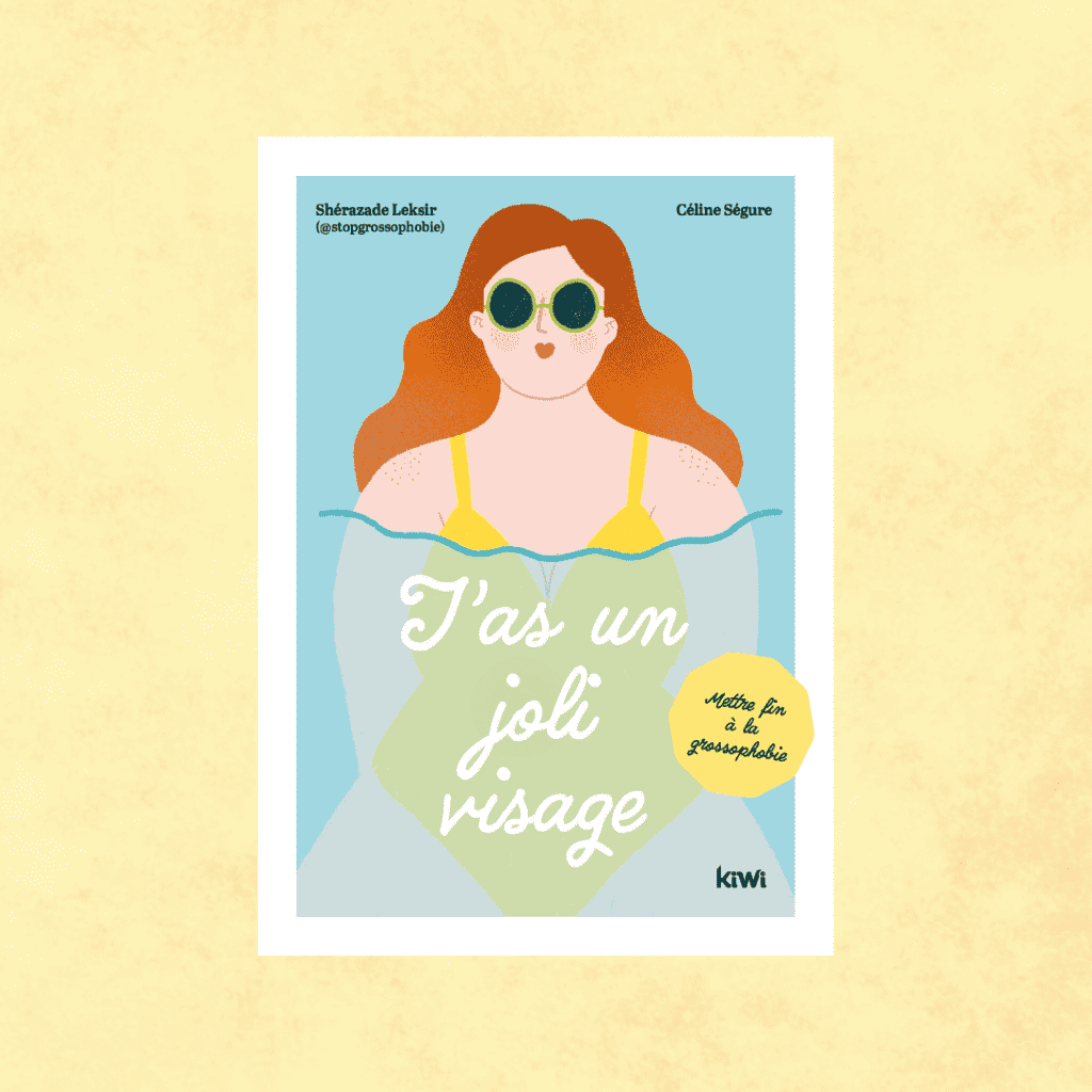 couverture du livre t'as un joli visage sur fond jaune
