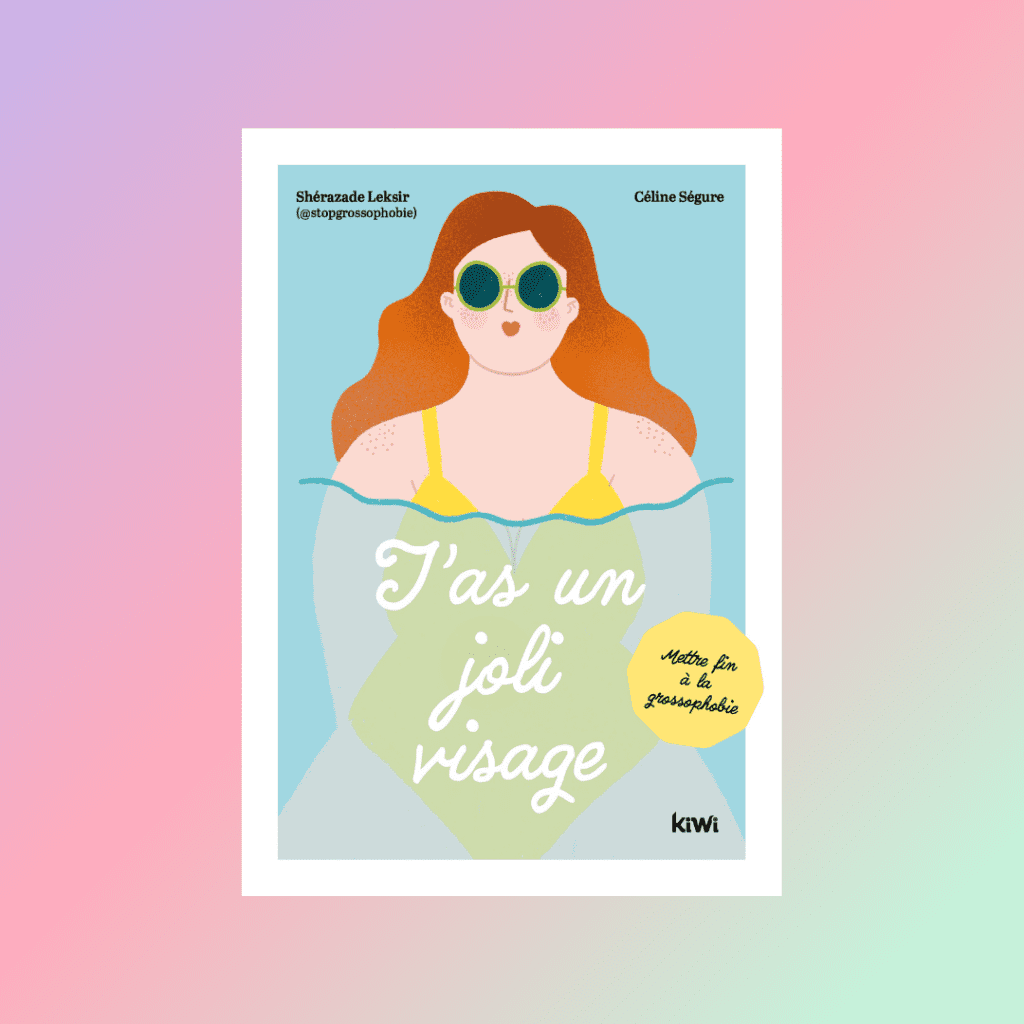 T'as un joli visage couverture sur fond rose dégradé